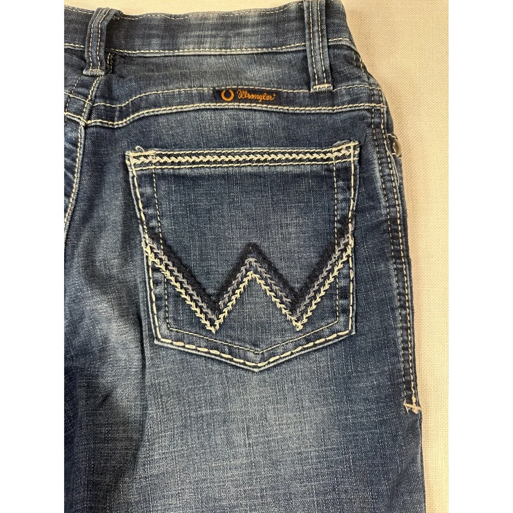Wrangler Ultimate Riding Willow Jeans‎ Womens 5x34 Bootcut Dark Wash